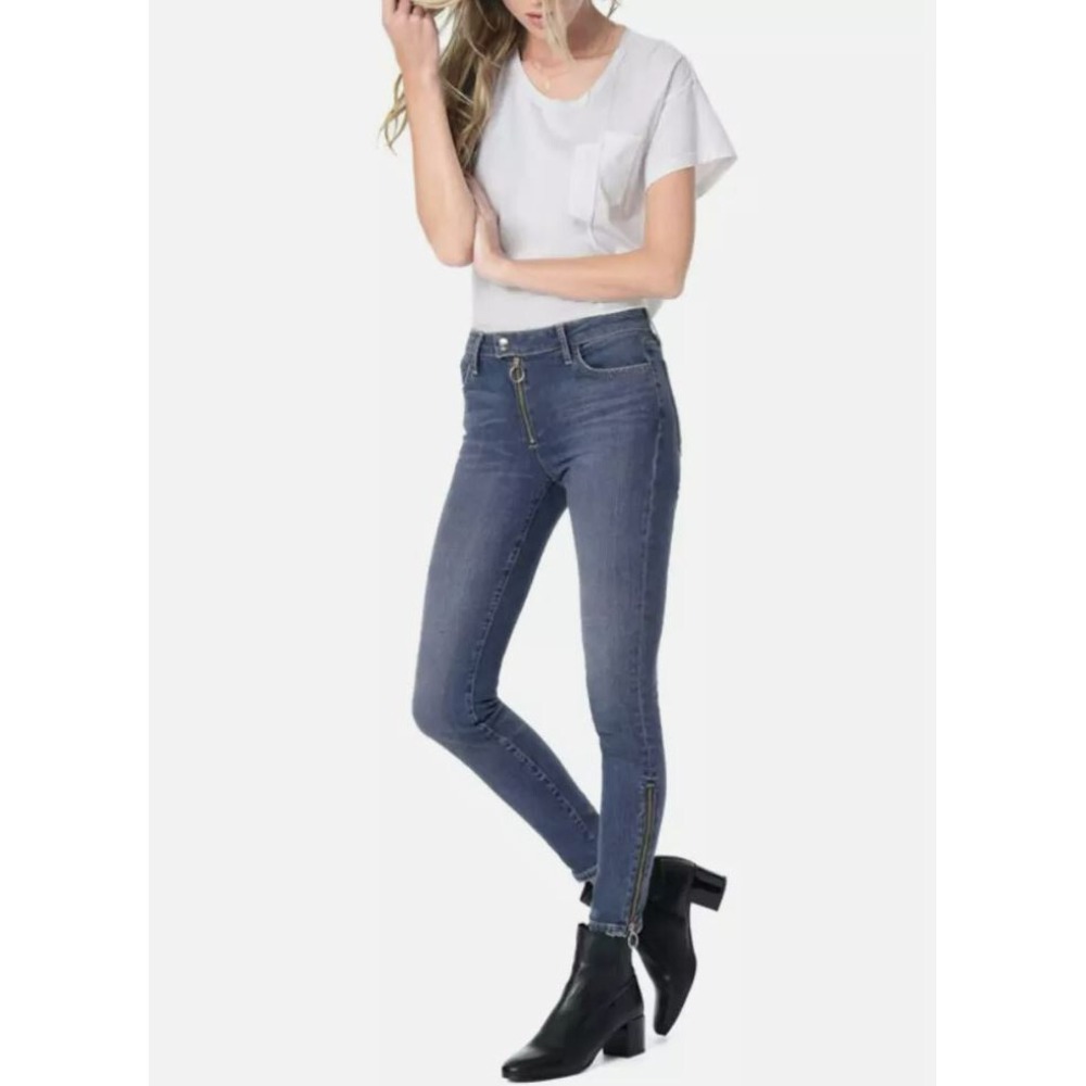Joe's Jeans Womens 28 Skinny Ankle Torrie CLATE15968 Blue Zip The Icon Jeans